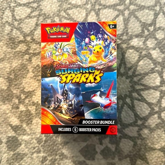 Pokémon surging sparks booster bundle.