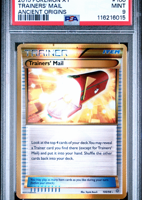 PSA 9 TRAINERS' MAIL ANCIENT ORIGINS