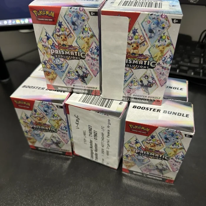 Pokémon TCG: Scarlet & Violet - Prismatic Evolutions Booster Bundle (6 Packs)