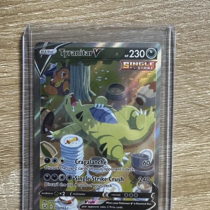 TyranitarV (Alternate Full Art) 155/163 Swsh05: Battle Styles Holo