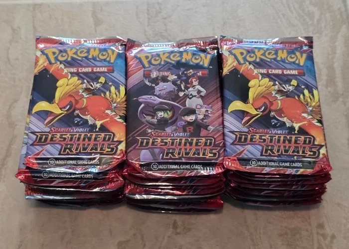 Pokemon TCG Destined Rivals 36 Factory Sealed Booster Packs Same as Booster Box