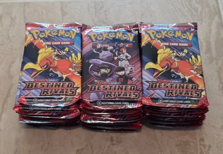 Pokemon TCG Destined Rivals 36 Factory Sealed Booster Packs Same as Booster Box