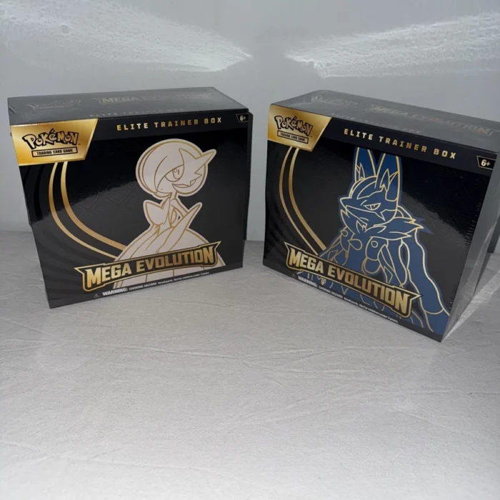 Pokemon Mega Evolution ETBs Gardevoir and Lucario 2 Pack. Brand New Sealed