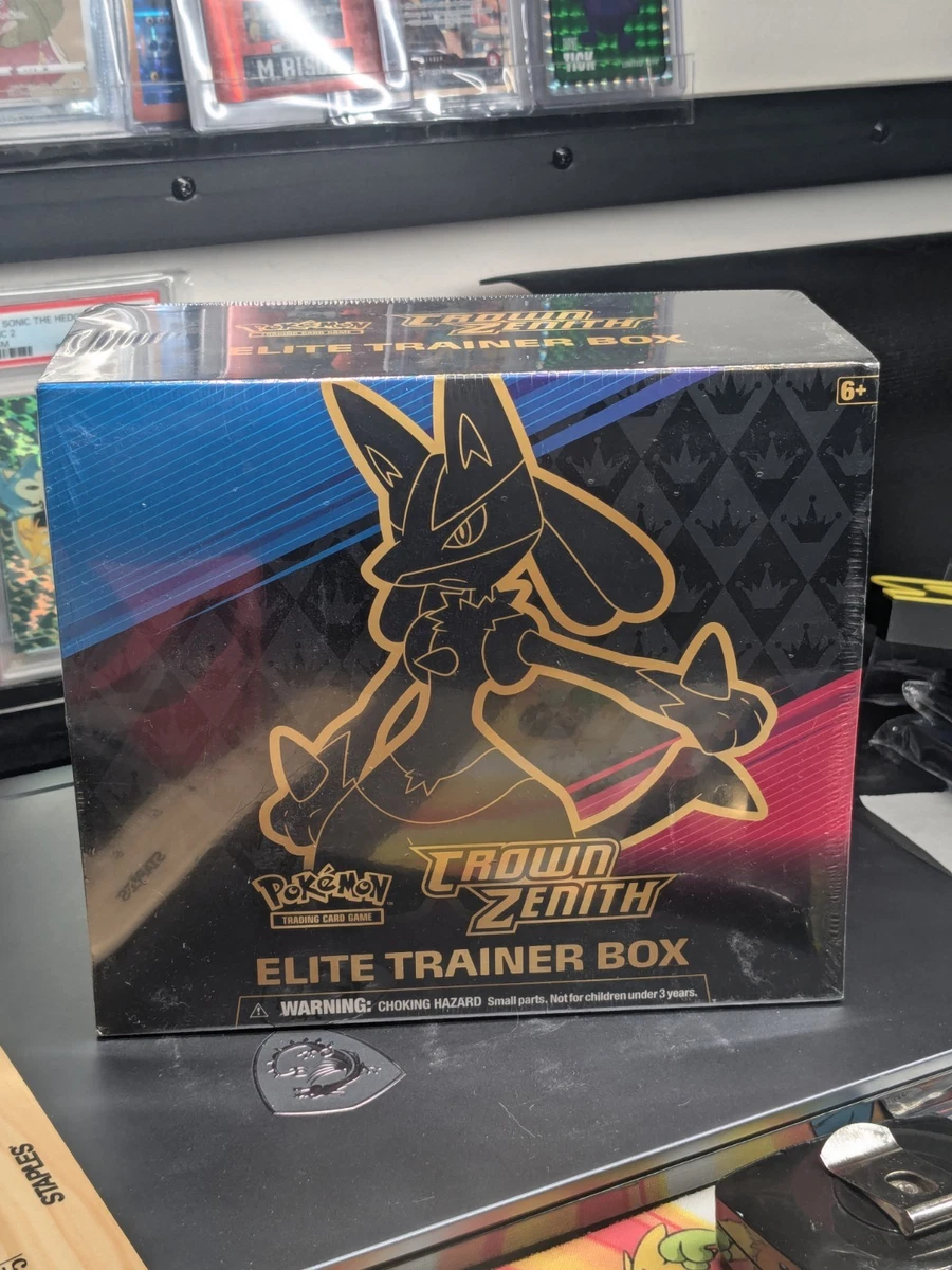 SEALED Pokemon TCG Sword & Shield Crown Zenith ETB Elite Trainer Box NEW
