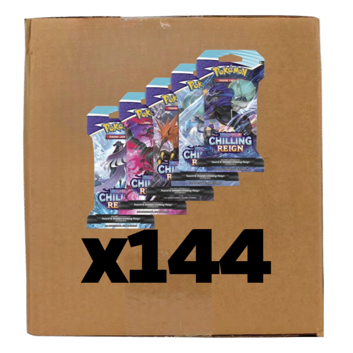 Sealed Case Chilling Reign Sleeved Pack
